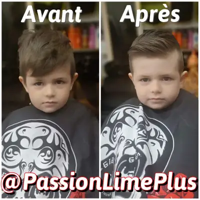 Coupe de Cheveux pour vos petits à partir de 12$ 450-670-1161 Passion LimePlus Longueuil Aussi dispo...