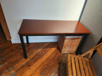 Wooden desk - computer desk - work table - wooden desk - wood ta