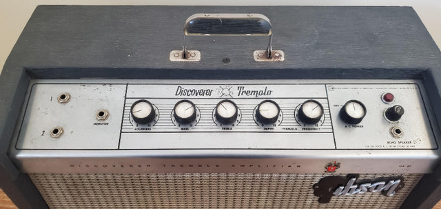 ⭐️⭐️⭐️⭐️⭐️ 60's Gibson Discoverer Tremolo guitar amp GA-8T in Amps & Pedals in Edmonton - Image 3