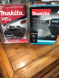 Makita impact and battery 