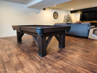 New Pool Tables - Rustic, Modern, or Traditional Designs
