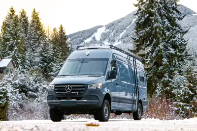 Most campervans are built for summer only - The Ski Chalet thrives in both Summer and Winter. Design...