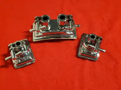 1970's PEARL Bass & Tom Drum "HEX" Mount Set W/Hardware Complete, View more