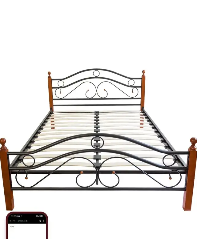 Lit Queensize complet - (Base de Lit + Matelas) in Beds & Mattresses in City of Montréal - Image 2