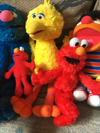 Toutous peluche Sesame Street - Plush characters Ernie, Big Bird