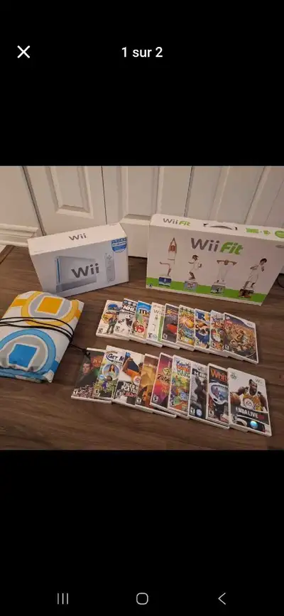 Nintendo Wii avec Wii Fit, View more