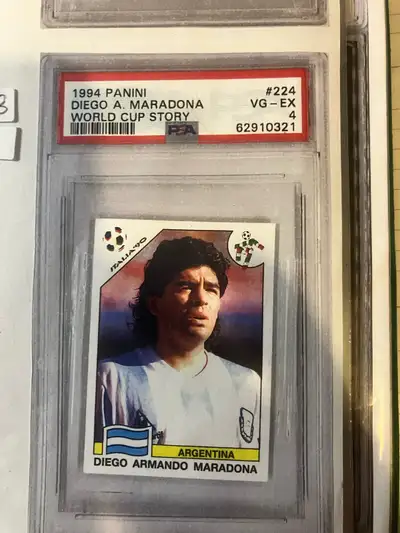 Panini Diego Maradona Card, View more