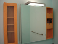 MAAX medicine cabinet with side shelving