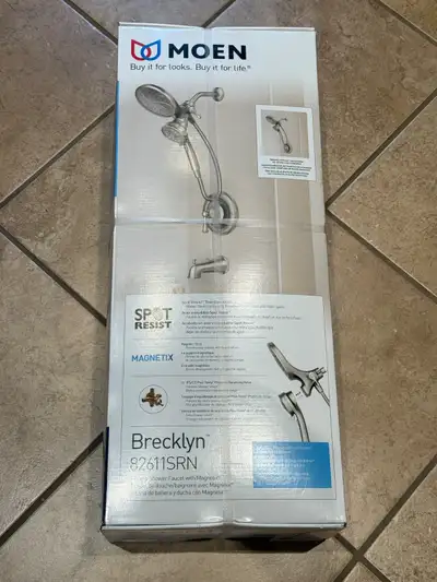 Moen Tub and Shower faucets BNIB, View more