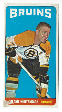 1964-65 Topps #18B Orland Kurtenbach Boston Bruins