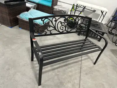 Garden Bench Metal Bench for Patio Outdoor, View more
