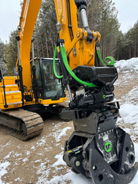 JCB 150x with steelwrist tiltrotator