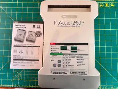 ProMariner ProNautic 12.60P. Three bank 60 amp charger in like new condition. Was installed in a 202...
