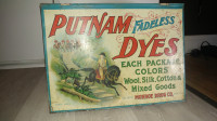 Putnam metal Display box and other items