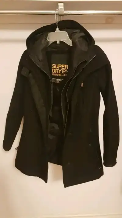 Superdry Premier Pea Trench Women's Wool Coat Size S, View more