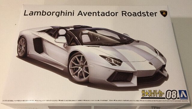 Aoshima 1/24 Lamborghini Aventador LP700-4 Roadster in Toys & Games in Richmond