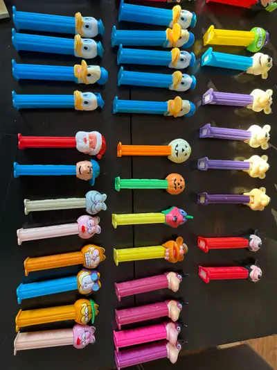 various pez from 1970 - 2000, View more