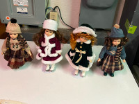 VINTAGE Century Collection Genuine Porcelain Doll 12" $58 EACH