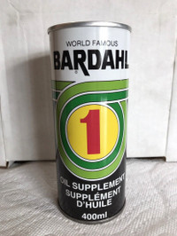 Vintage Bardahl Oil Supplement Can Full
