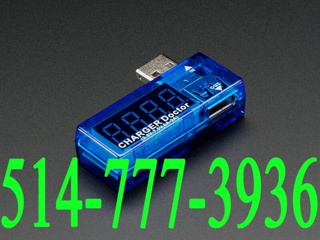 USB Current Voltage Power Tester Voltmeter Voltmètre Fil Wire dans Outils électriques  à Laval/Rive Nord