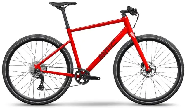 NEW BMC Alpenchallenge AL FOUR Red Performance Hybrid Bike628632747050251216