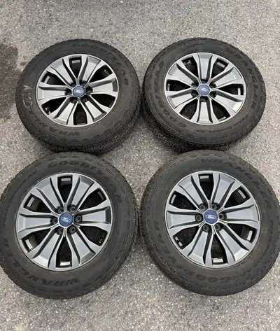 275/60/20 Goodyear Wrangler Trailrunner AT tires with 8/32 ~80% tread left with no repair or damage....