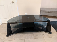 TV stand glass 5' wide