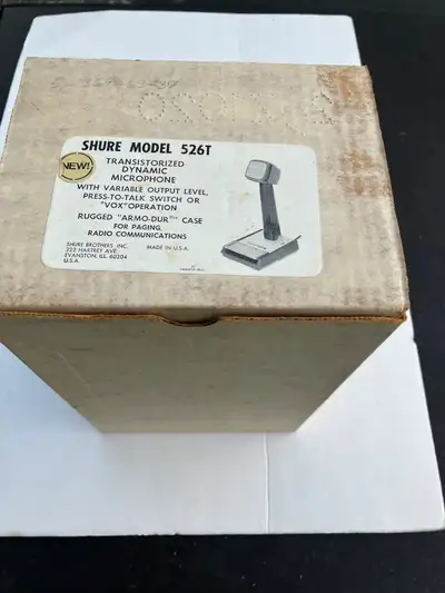 Vintage Shure Microphone Mike, View more