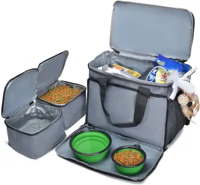 5 Pcs Wakytu Travel Bag - Stores All Your Dog Accessories, View more