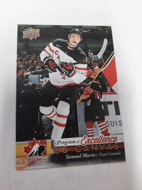 Samuel Morin 2017-18 Upper Deck Program of Excellence Canvas