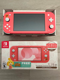 Nintendo switch Lite Isabelle's Aloha Edition/jeu Animal