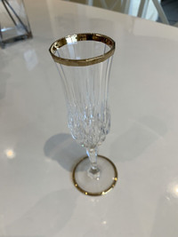 Crystal champagne flute