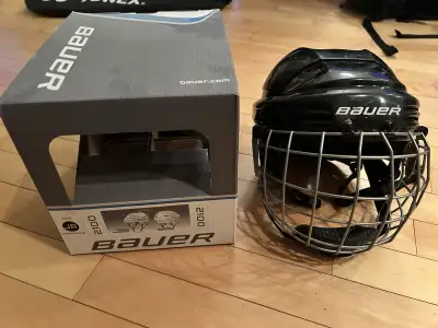 Bauer 2100 jr helmet and cage, View more