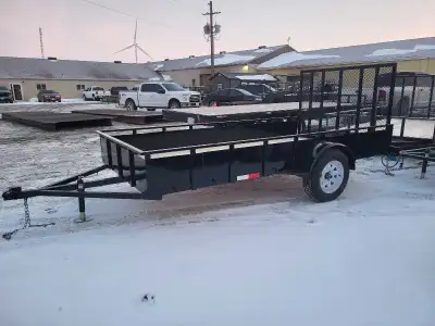 Brand new trailer we have different sizes available the trailer axle is 3,500 lb the trailers are po...