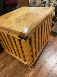Dog kennel end table