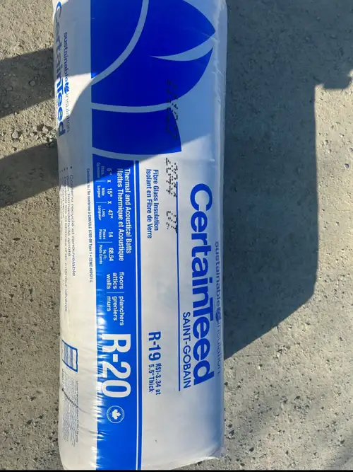 Fiberglass Wall Insulation R8 16" (170.67)sqft - $73.40 per bag R8 24" (256.1) sqft - $110.15 per ba...