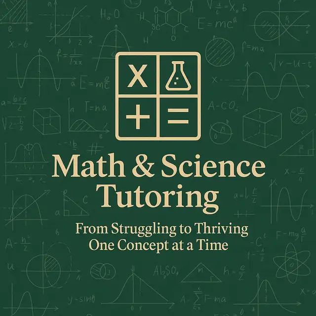 Math, Science, English Tutor414906402892697600