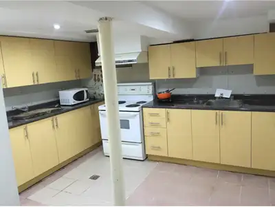 Very spacious one bedroom basement apartment with separate side entrance available from September 1s...