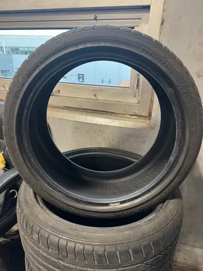 Selling a full set of 225/40/18 Sailun Atrezzo summer tires. They measure 8/32nds of tread depth and...