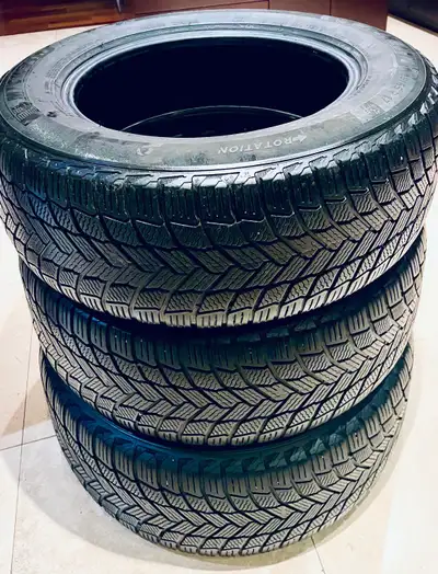 Selling three tires for $320. Used for only two seasons and almost new. Lot of threads left. Micheli...