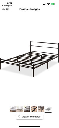 King Size Metal Bed Frame