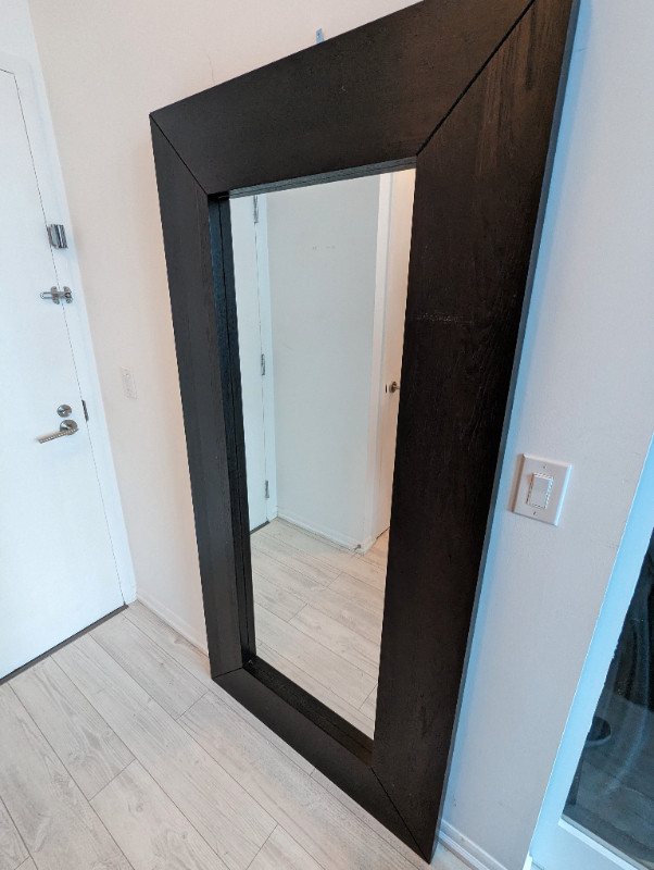 IKEA Mongstad full length mirror with wooden frame | Home Décor & Accents |  City of Toronto | Kijiji