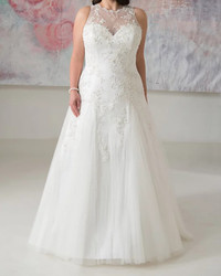 Designer Wedding Gown - Plus Size!