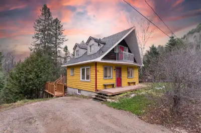 Situé à St-Côme, Lanaudière CITQ: 309478 Oui, les animaux sont acceptés. Joli chalet entouré de verd...