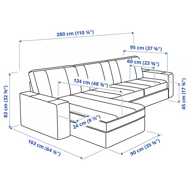 Kivik L sofa dans Sofas et futons  à Laval/Rive Nord - Image 3