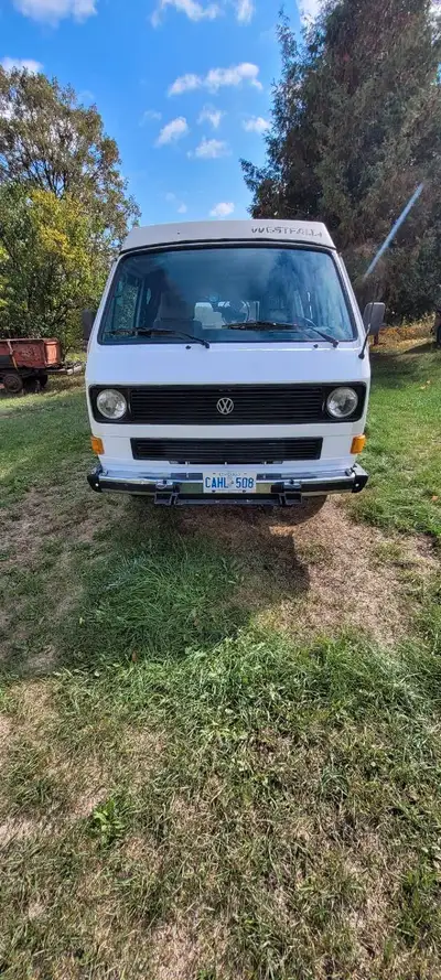 VW camper van. Around 10,000km on rebuilt motor. Never been winter driven. Original paint. Comes wit...
