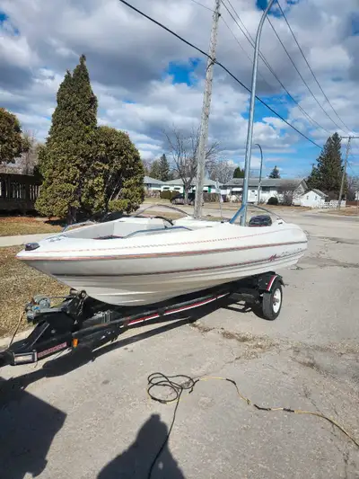 Bayliner Capri pleasure boat for trade with a big dirtbike. Must be over 350cc. I am a tall man. Pri...