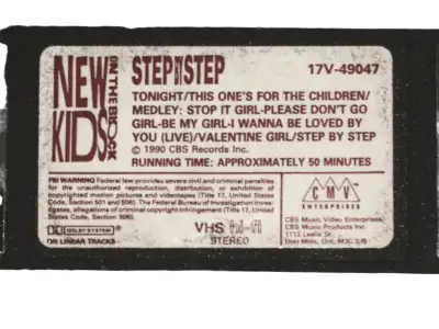 Original label and plastic carry case, release 1990 Song titles: Tonight; This One’s For the Childre...