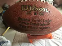 Signed Wilson  NFL Football by Thurman Thomas