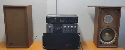 HARMAN KARDON CITATION 17 PREAMPLIFIER & 16 POWER AMP 1970’S USA, View more